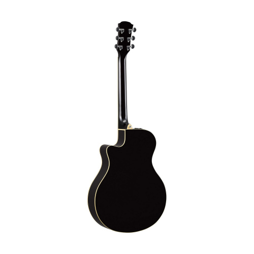 Yamaha APX600BL акустическая гитара со звукоснимателем, цвет черный фото 2