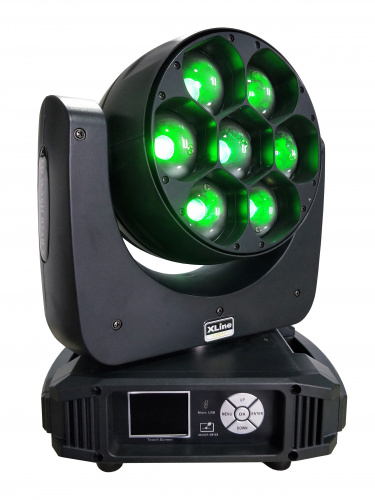 XLine Light LED WASH 0740 Z Световой прибор полного вращения. 7 RGBW светодиодов мощностью 40 Вт фото 8
