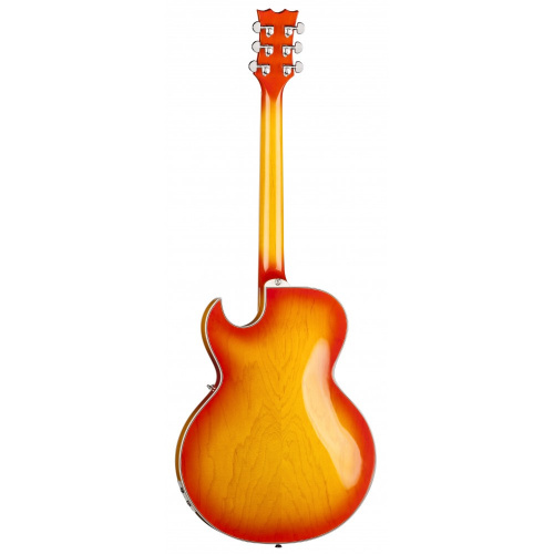 Dean Colt FM полуакуст. гитара с пьезозвукосн., 22 л, 25 1/2 ,T,цвет:оранжевый полупрозрачный фото 3