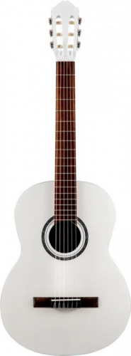 ALMIRES C-15 WHS классическая гитара 4/4, верхн. дека-ель, корпус-красное дерево, цвет белый