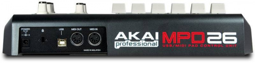 AKAI PRO MPD26 MIDI/USB-контроллер, 16 пэдов, управление Q-Link фото 4