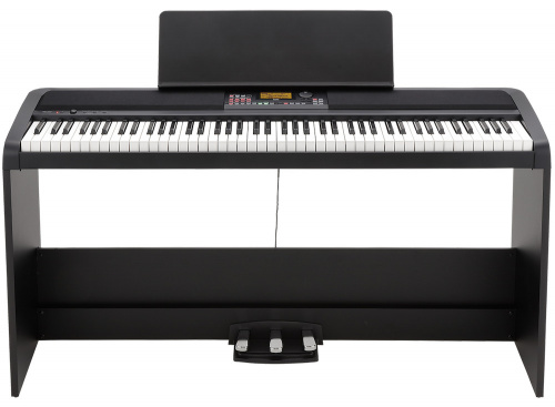 KORG XE20SP цифровое пиано, клавиатура NH, 88 клавиш 280 стилей 700 звуков, стойка и тройной педальный блок в комплекте