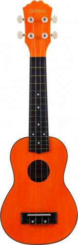 DAVINCI VINS-10OR укулеле сопрано, оранжевый, пластик