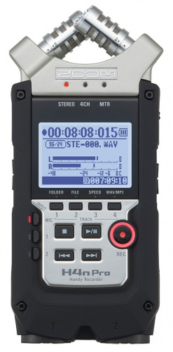 Zoom H4n Pro ручной рекордер-портастудия со стерео микрофоном фото 3