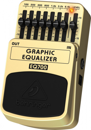 Behringer EQ700 педаль эффектов 7-полосный эквалайзер для гитар и клавишных фото 3