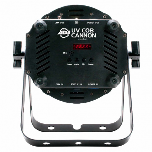 American DJ UV COB Canon Сверхмощная ультрафиолетовая пушка, 3 режима работы: звуковая активация, ручной реж фото 2