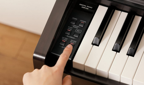 KAWAI KDP120 B цифров пианино, механика Responsive Hammer Compact II,интерфейсы подключения Blueto фото 2