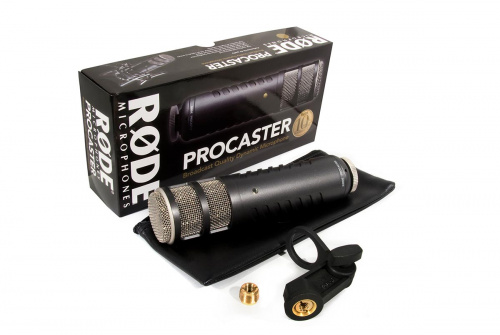 RODE Procaster Динамический микрофон для вещания. Кардиоидная диаграмма. Виброзащищенный внутренний подвес капсюля. Встроенный поп-фильтр. фото 4