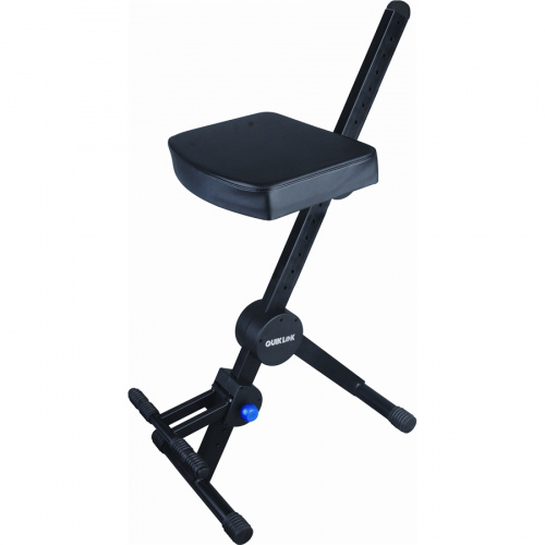 QUIK LOK DX739 стул с регулируемой высотой (от 56,5 до 85,5 см) c подставкой для ног, ширина 41,5 см фото 2