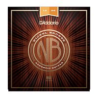 D'Addario NB1256 струны для акустической гитары,Light Top/Med Bottom, 12-56