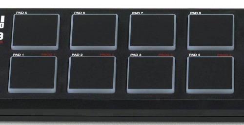 AKAI PRO LPD8 портативный USB/MIDI-контроллер, 8 чувствительных пэдов, 8 регуляторов Q-Link, питание по USB фото 6