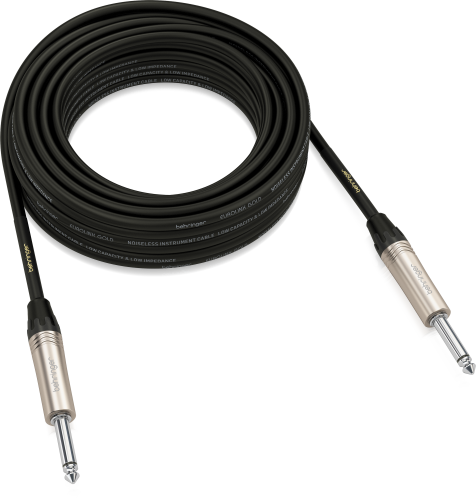 Behringer GIC-1000 инструментальный кабель джек моно 6.3мм джек моно 6.3мм, 10 м, 1 x 0.22 mm, черн фото 2