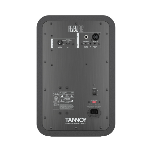 Tannoy REVEAL 802 активный монитор ближнего поля. 100Вт 8"(200мм) НЧ/СЧ драйвер и 1"(25мм) soft dome твитер. SPL 114дБ (макс.) Частотный диапазон 42Hz фото 2
