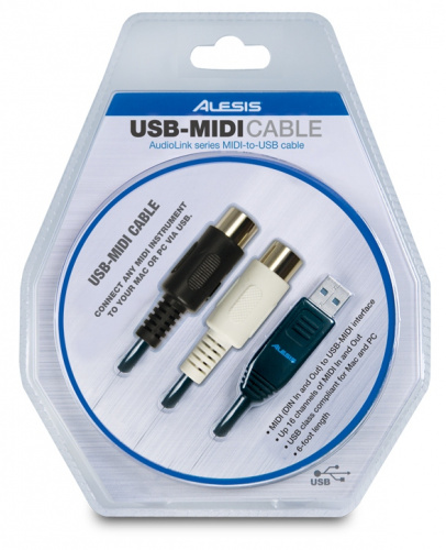 ALESIS USB-Midi Cable (два DIN5 -> USB) фото 4