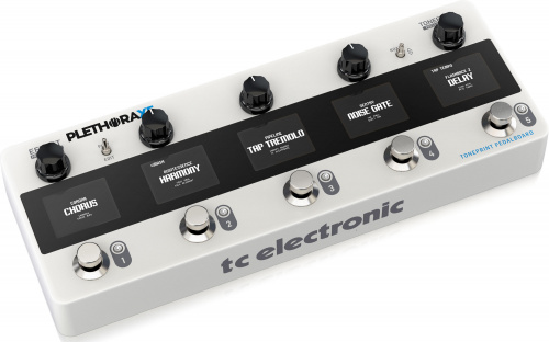 TC electronic PLETHORA X5 процессор эффектов для гитары, цепочка из 5 эффектов, 127 пресетов фото 3