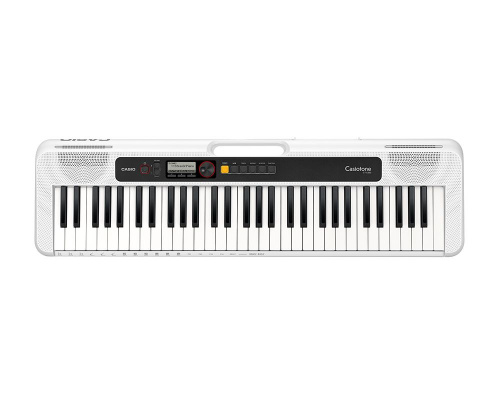 Casio CT-S200WE синтезатор с автоаккомпанементом, 61 клавиш, 48 полифония, 400 тембров, 77 стил