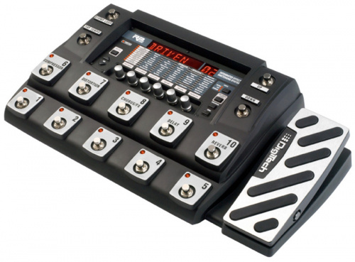 Digitech RP1000 напольный гитарный мульти-эффект процессор / USB интерфейс звукозаписи. Эмуляция 55 усилителей, 26 кабинетов, 86 эффектов. Педаль эксп