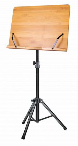 Lux Sound MUS016 Пюпитр оркестровый, деревянная подставка, высота 80-150см, ширина 39см, высота 28см, закругленные углы. Размеры в сложенном виде: 44* фото 2