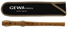GEWA Natura C блок-флейта, клен, немецкая система, с чехлом, салфеткой и таблицей аппликатур (700180)