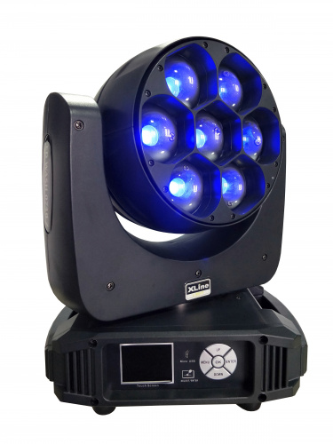 XLine Light LED WASH 0740 Z Световой прибор полного вращения. 7 RGBW светодиодов мощностью 40 Вт фото 9