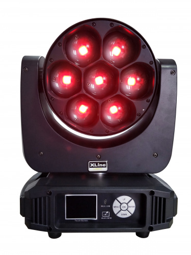 XLine Light LED WASH 0740 Z Световой прибор полного вращения. 7 RGBW светодиодов мощностью 40 Вт фото 6