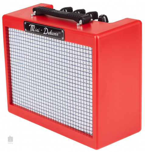 FENDER MINI DELUXE AMP RED портативный усилитель для гитары фото 3