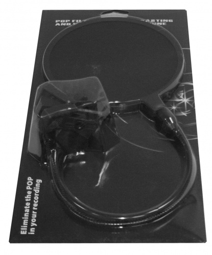 Invotone MPF200 Съемный поп фильтр в блистере с креплением на микрофонную стойку фото 5