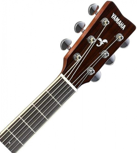 Yamaha FG-TA BS трансакустическая гитара, цвет Brown Sunburst, корпус вестерн фото 4