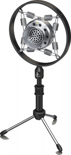 Behringer BV635 винтажный конденсаторный USB-микрофон, суперкардиоидный,пружинный подвес,диафрагма 14 мм, 50-17000 kHz, SPL 132 дБ, стойка в комплекте фото 2