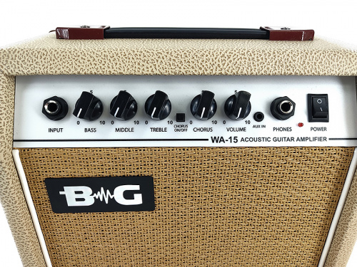 B&G WA15 Усилитель гитарный комбо акустический, 15 Вт, 6,5" фото 3