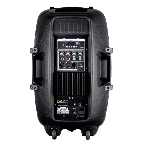 ECO DISCO BOX-15A MP3 (T) Активная акустическая система с MP3 плеером и светодиодной подстветкой. . Цвет чёрный фото 2