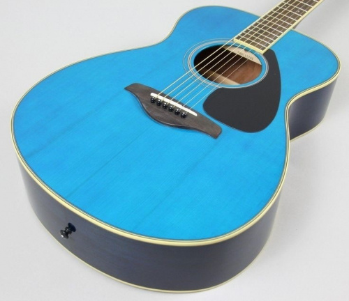 Yamaha FS820T акустическая гитара, цвет Turquoise фото 3