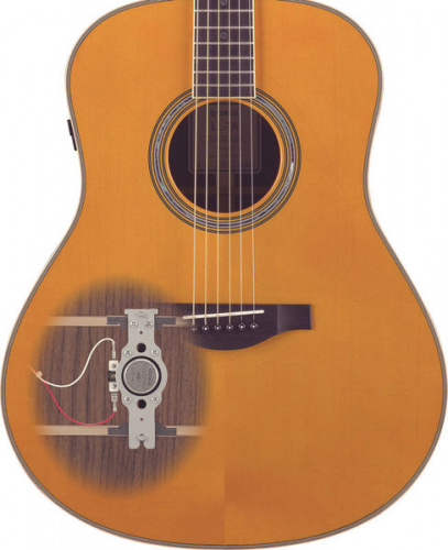 Yamaha FS-TA BS трансакустическая гитара, цвет Brown Sunburst, корпус концертный фото 3