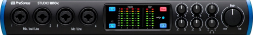 PreSonus Studio 1810C аудио/MIDI интерфейс, USB-C 2.0, 18вх/8 вых каналов, предусилители XMAX, до 24 бита/192кГц, MIDI I/O, S/PDIF I/O, ADAT In, 2 вых фото 4