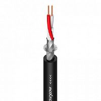 ROXTONE MC022/100 Black Симметричный микрофонный кабель 100м на картонной катушке, 2x0,50мм2., D 6,8