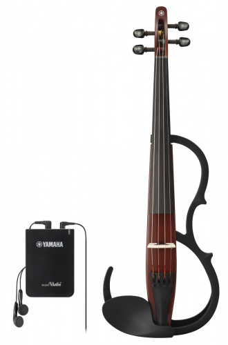Yamaha Silent YSV104BR электроскрипка с пассивным питанием, 4 струны, коричневая
