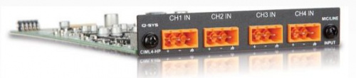 QSC CIML4 Модуль аналогового входа-выхода 4/8 каналов