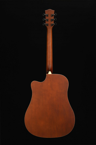 KEPMA D1CE Sunburst электроакустическая гитара, цвет санберст, в комплекте 3м кабель фото 10