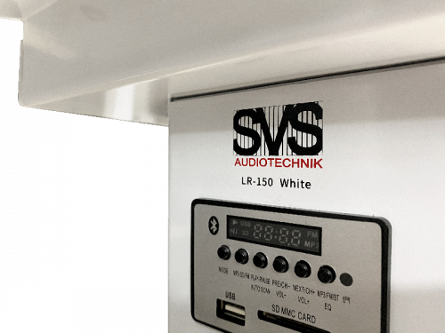 SVS Audiotechnik LR-150 White Мобильная трибуна со встроенным усилителем мощностью 100 Вт фото 8