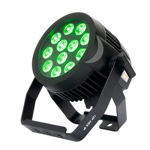 American DJ 12P HEX IP Сверхъяркое плоское устройство омывающего света с 12 светодиодами красного, зеленого, фото 5
