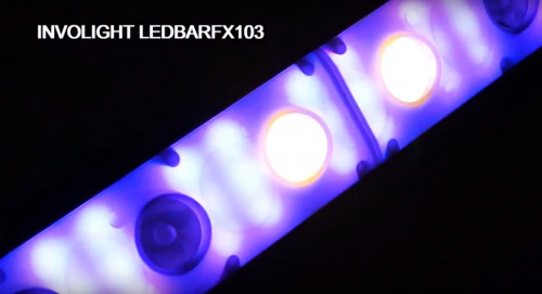 Involight LEDBARFX103 светодиодная панель блиндер 10x3 Вт WW + 60 x 5050SMD RGB фото 3