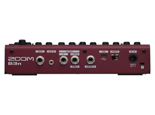 Zoom B3n мульти педаль эффектов для бас гитары с встроенным эмулятором кабинета/БП в комплекте фото 3