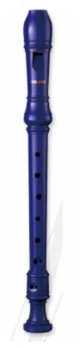 Smart HY-26G DB Блок-флейта сопрано, пластик, немецкая система, шомпол для чистки, темно-синий