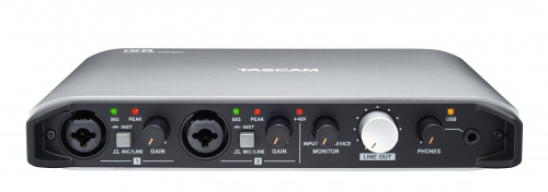 Tascam iXRTP мобильный комплект Audio/MIDI интерфейс для iOS, MacOS and Windows, микрофон+кабель, настольная подставка и силиконовый чехол для iXR фото 3