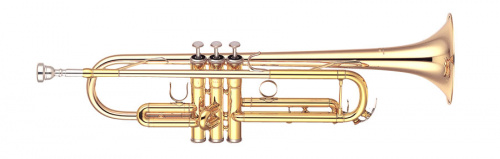 Yamaha YTR-4335G II - труба Bb студенческая,средняя ,gold brass bell, лак - золото фото 2