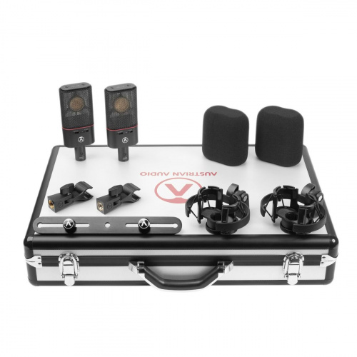 Austrian Audio OC18 Dual Set Plus подобранная пара микрофонов, держатели, ветрозащита, stereo bar