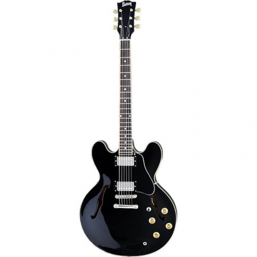 Burny RSA65 BLK электрогитара типа Gibson ES-335 с кейсом, Black