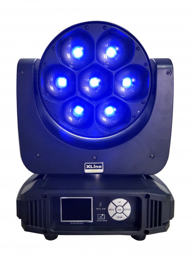 XLine Light LED WASH 0740 Z Световой прибор полного вращения. 7 RGBW светодиодов мощностью 40 Вт фото 10