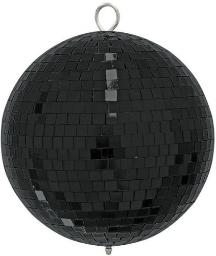 EUROLITE Mirror Ball 20cm black mate зеркальный шар 20см, черная матовая краска