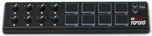 AKAI PRO LPD8 портативный USB/MIDI-контроллер, 8 чувствительных пэдов, 8 регуляторов Q-Link, питание по USB фото 12